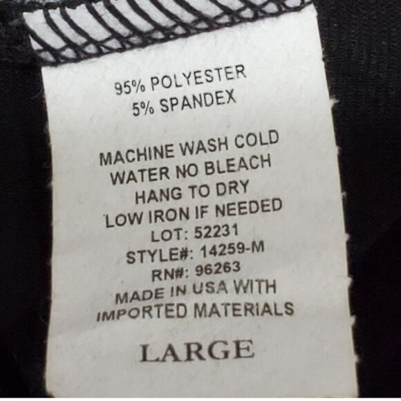 Tiffany & Grey Jacket Dress Black/White Large - Picture 8 of 8